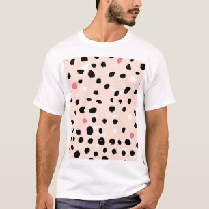 penseelstreken van inkt: artistieke structuur t-shirt