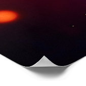 Penseelstreken van stralende dromen poster (Hoek)