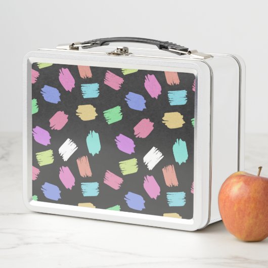 Penseelstreken verven, kleurrijke penseelstreken (In situ)