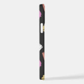 Penseelstreken verven, kleurrijke penseelstreken iPhone hoesje (Rechterkant)