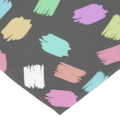 Penseelstreken verven, kleurrijke penseelstreken medium tafelloper (Hoek)