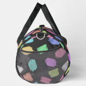 Penseelstreken verven, kleurrijke penseelstreken plunjezak (Rechts)