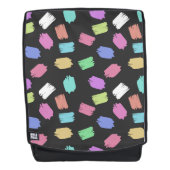 Penseelstreken verven, kleurrijke penseelstreken rugtassen (Voorkant)