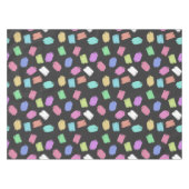 Penseelstreken verven, kleurrijke penseelstreken tafelkleed (Voorkant (Horizontaal))