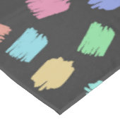 Penseelstreken verven, kleurrijke penseelstreken tafelkleed (Gekanteld)