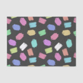 Penseelstreken verven, kleurrijke penseelstreken tissuepapier (Voorkant)