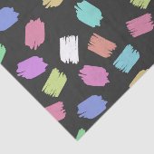 Penseelstreken verven, kleurrijke penseelstreken tissuepapier (Detail)