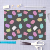 Penseelstreken verven, kleurrijke penseelstreken tissuepapier (Craft)