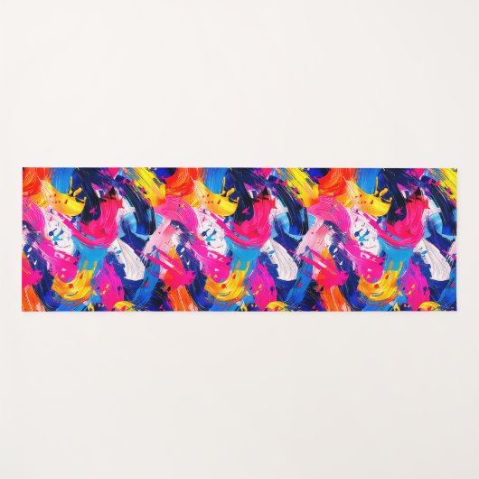 penseelstreken yogamat (Voorkant (horizontaal))