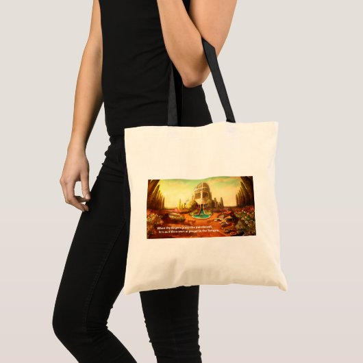 Penseeltempel Tote Bag (Voorkant (product))