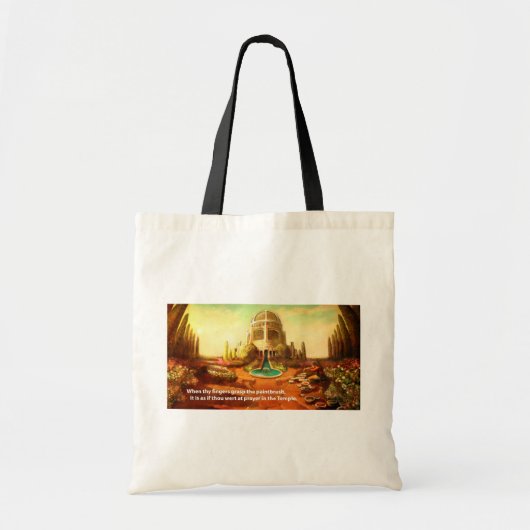Penseeltempel Tote Bag (Voorkant)