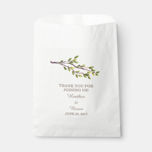 Penseeltvertakkingen Bags voor weddenschap Bedankzakje (Voorkant)