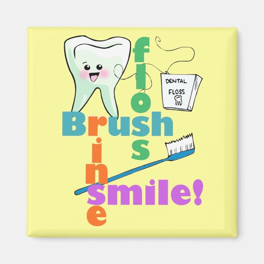 Penseeluiteinde Rinse SMILE Magneet (Voorkant)