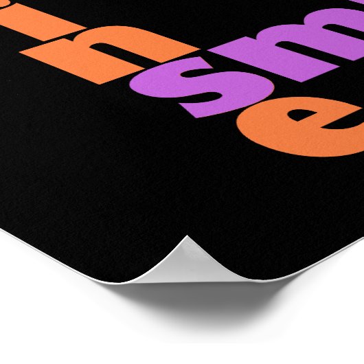 Penseelverlies spoelen, dan SMILE! Poster (Hoek)