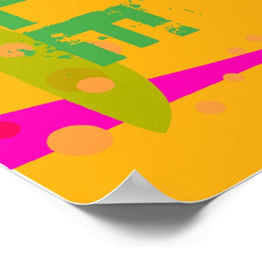 Penseelverlies spoelen, dan SMILE! Poster (Hoek)