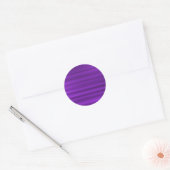 Penseelviolet Ronde Sticker (Envelop)