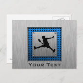 Penseelvormig aluminium bliksem briefkaart (Voorkant / Achterkant)