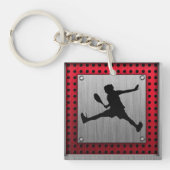 Penseelvormig aluminium bliksem sleutelhanger (Voorkant)