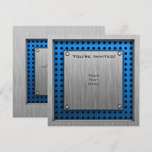 Penseelvormig metalen omheining kaart (Voorkant / Achterkant)