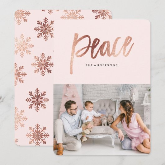 Penseelvrede Feestdagenkaart (Voorkant / Achterkant)