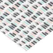 Penselen en inktlijnpatroon korte tafelloper (Hoek)