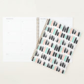 Penselen en inktlijnpatroon planner (Display)