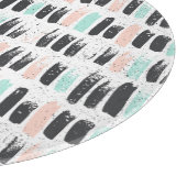 Penselen en inktlijnpatroon snijplank (Hoek)