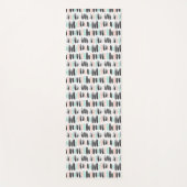 Penselen en inktlijnpatroon yogamat (Voorkant)