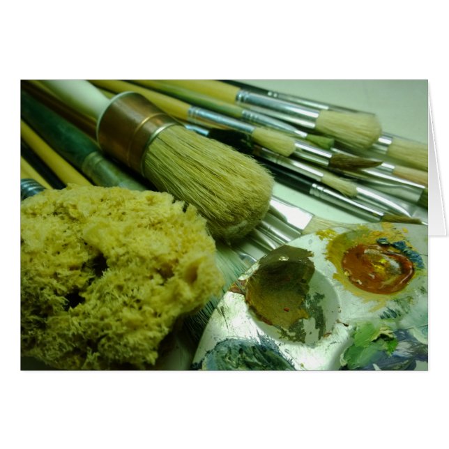 Penselen en verf (Voorkant Horizontaal)