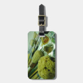 Penselen en verf bagagelabel (Voorkant verticaal)