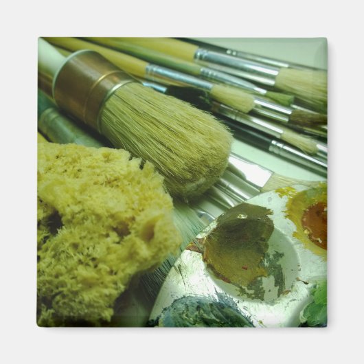 Penselen en verf magneet (Voorkant)