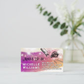 Penselen maken | Star Dust Shimmer Visitekaartje (Staand voorkant)