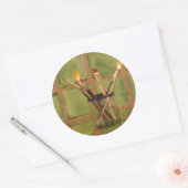 Penselen Ronde Sticker (Envelop)