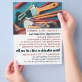 Penselen, schilderpenselen en decorator Adverteren Flyer (Hand)