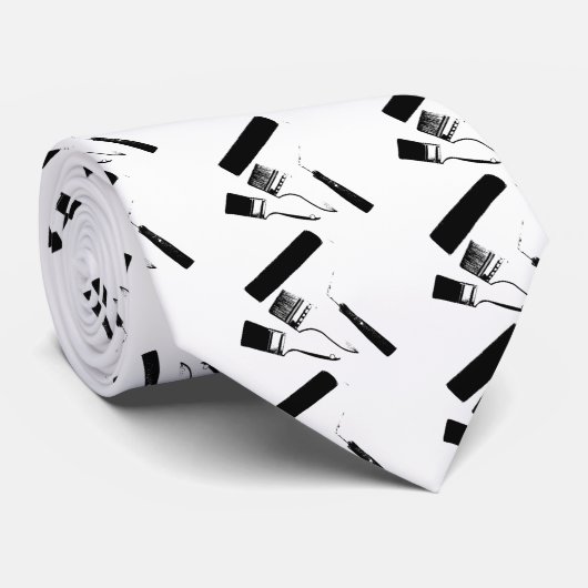 penselen stropdas (Opgerold)