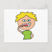 Penselen Teeth Briefkaart (Voorkant)