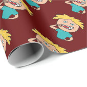 Penselen Teeth Cadeaupapier (Rol Hoek)