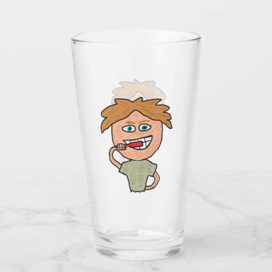 Penselen Teeth Glas (Achterkant)