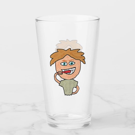 Penselen Teeth Glas (Voorkant)