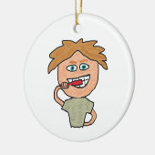 Penselen Teeth Keramisch Ornament (Links)