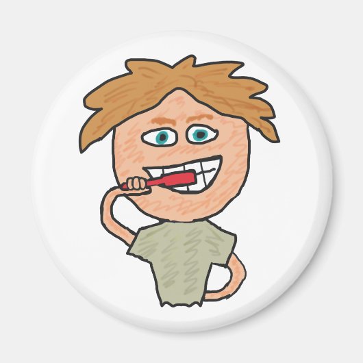 Penselen Teeth Magneet (Voorkant)