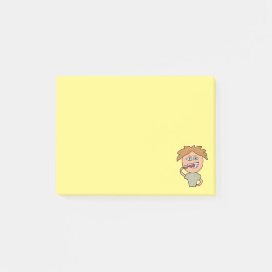 Penselen Teeth Post-it® Notes (Voorkant)