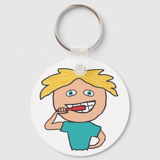 Penselen Teeth Sleutelhanger (Voorkant)