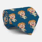 Penselen Teeth Stropdas (Opgerold)