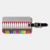 Penselen verven bagagelabel (Voorkant horizontaal)