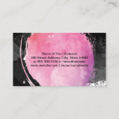 Penselen voor paletverf | WATERVERF Visitekaartje (Achterkant)