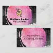 Penselen voor paletverf | WATERVERF Visitekaartje (Voorkant / Achterkant)