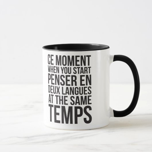 Penser en Deux Langues starten bij dezelfde Temps Mok (Rechts)