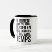 Penser en Deux Langues starten bij dezelfde Temps Mok (Voorkant links)