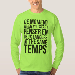 Penser en Deux Langues starten bij dezelfde Temps T-shirt
